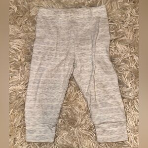 Cozy Soft Gray Baby Stripe Carters 12 month Unisex Layering Leggings